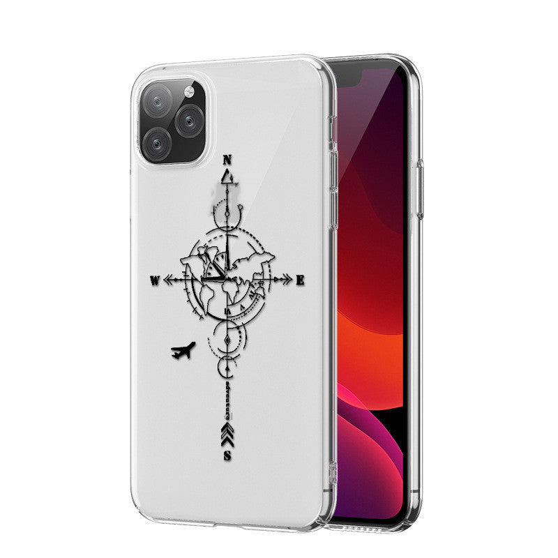 Airplane Map Mobile Phone Case Mobile Phone Transparent Soft Airplane Map Mobile Phone Case Mobile Phone Transparent Soft